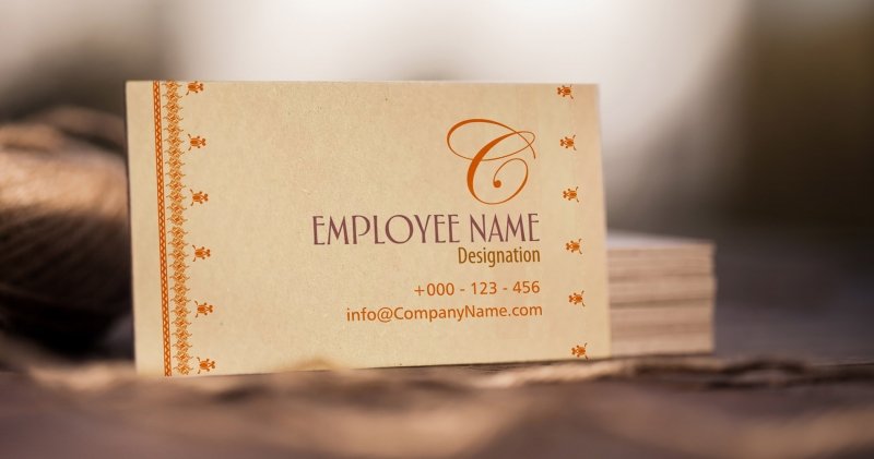 new year business cards